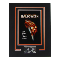 John Carpenter Signed "Halloween" Cut Lithograph Display with 8x10 Photo (ACOA) at PristineAuction.com