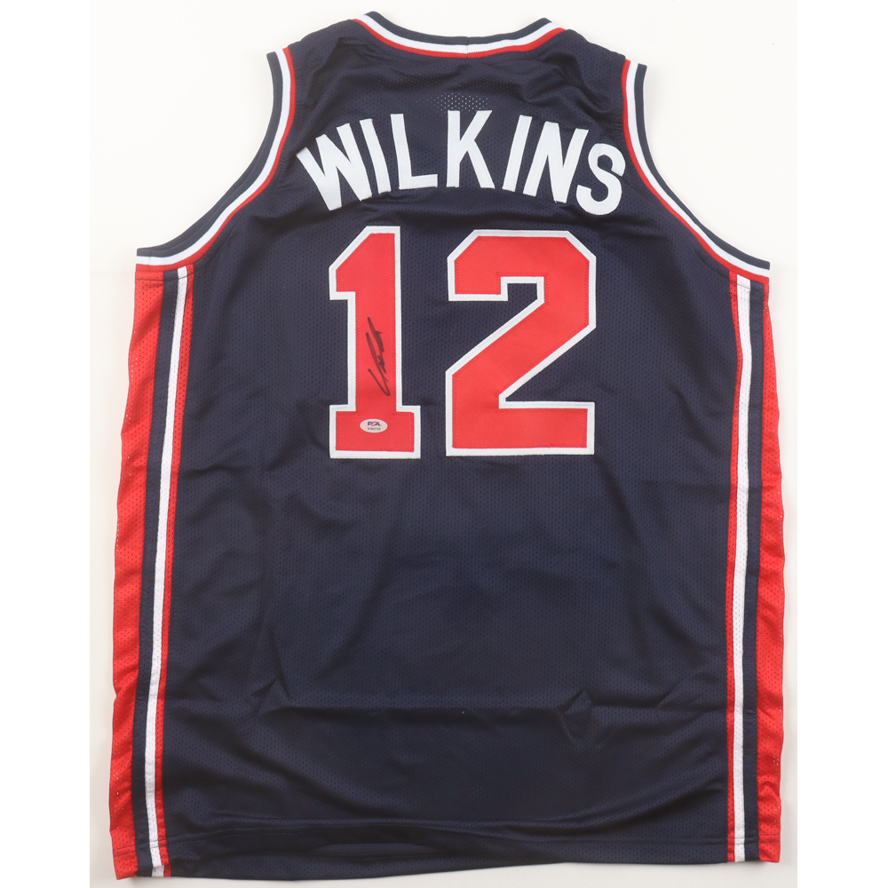 Dominique Wilkins Signed Jersey (PSA) at PristineAuction.com