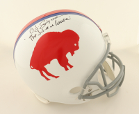 O.J. Simpson Signed Bills Throwback Full-Size Helmet Inscribed "The Juice is Loose" (Schwartz) at PristineAuction.com