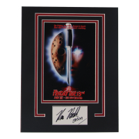 Kane Hodder Signed "Friday the 13th Part VII-The New Blood" Cut Lithograph Display with 8x10 Photo Inscribed "Jason" (ACOA) at PristineAuction.com