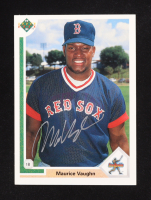 Mo Vaughn Signed 1991 Upper Deck #5 (Beckett) at PristineAuction.com