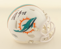 Tristan Wirfs Signed Dolphins Speed Mini Helmet (JSA) at PristineAuction.com