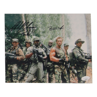 Richard Chaves & Bill Duke Signed "Predator" 8x10 Photo Inscribed "Poncho!!" (JSA) at PristineAuction.com