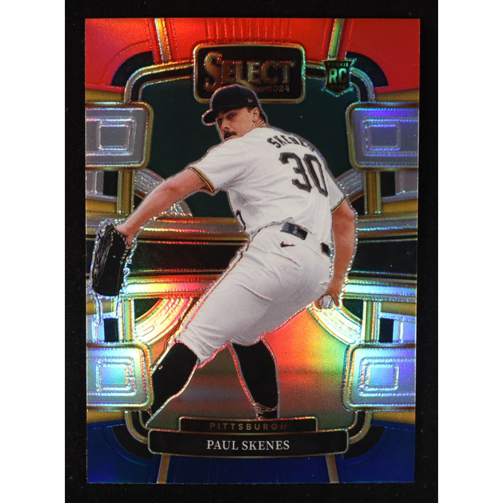 Paul Skenes 2024 Select Prizms Red and Blue #1 RC at PristineAuction.com