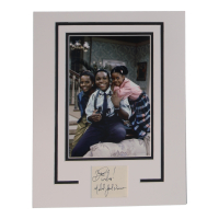 Malcolm-Jamal Warner Signed "The Cosby Show" Cut Lithograph Display with 8x10 Photo Inscribed "Best Wishes!" (ACOA) at PristineAuction.com