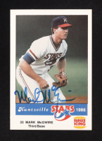 Mark McGwire Signed 1986 Huntsville Stars Jennings (Beckett) at PristineAuction.com