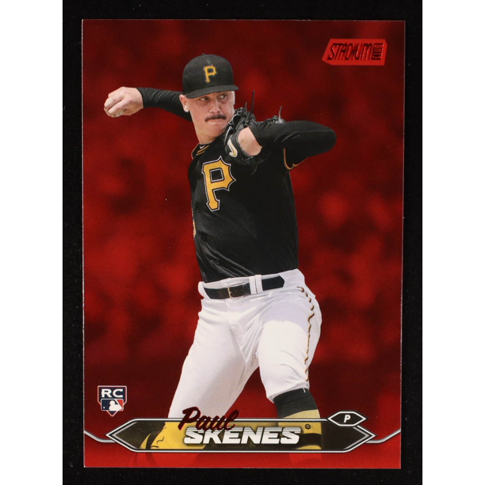 Paul Skenes 2024 Stadium Club Red Foil #237 RC at PristineAuction.com