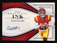 Caleb Williams 2023 Immaculate Collection Collegiate Immaculate Ink Blue #40 #45/49 RC at PristineAuction.com