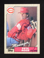 Pete Rose Signed LE 1987 Topps #393 (Beckett) at PristineAuction.com