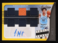 Ja Morant 2019-20 Absolute Memorabilia Tools of the Trade Six Swatch Signatures Level 1 #TT4-JMT #100/149 RC at PristineAuction.com
