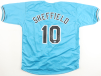 Gary Sheffield Signed Jersey Inscribed "97 WS Champs" (Beckett) at PristineAuction.com