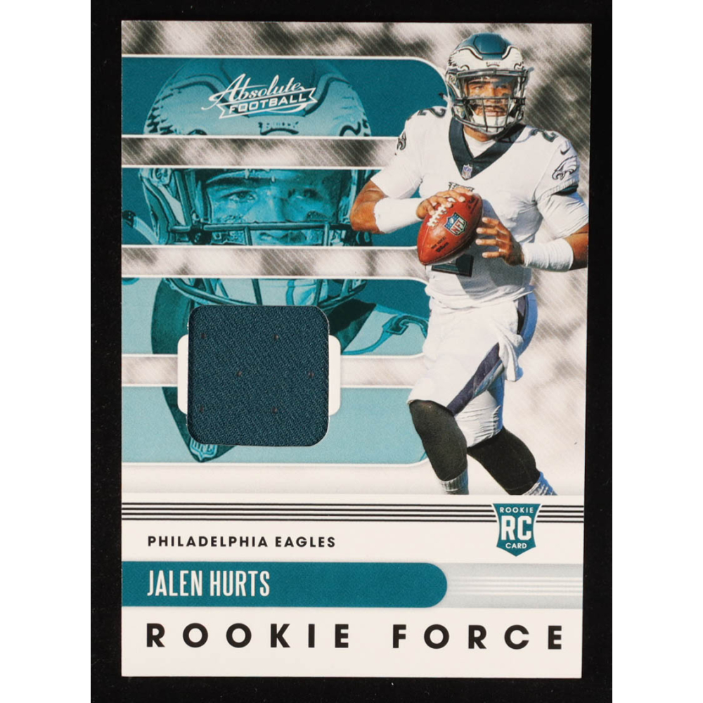 Jalen Hurts 2020 Absolute Rookie Force Jerseys #14 RC at PristineAuction.com