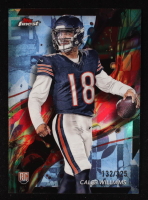 Caleb Williams 2024 Finest Sky Blue Refractors #61 #132/325 RC at PristineAuction.com