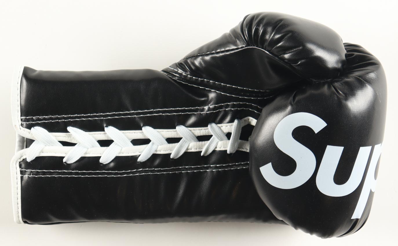 Mike Tyson Signed Supreme Model Boxing Glove with Display Case (PSA & Tyson) at PristineAuction.com Mike Tyson Signed Supreme Model Boxing Glove with Display Case (PSA & Tyson) at PristineAuction.com