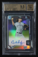 Brendan Rodgers 2015 Bowman Chrome Draft Draft Pick Autographs Black Refractors #BCABR #10/35 RC (BGS 9.5) at PristineAuction.com