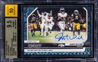 Javonte Williams 2024 Panini Instant Autographs Blue Viper #93 #1/1 (BGS 9.5 | Autograph Grade 10) at PristineAuction.com