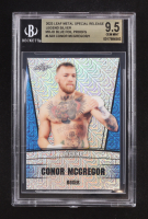 Conor McGregor 2023 Leaf Metal Special Release Legend Silver Mojo Blue Foil Proofs #LS03 #1/1 (Beckett 9.5) at PristineAuction.com