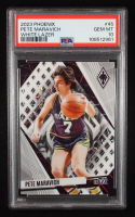 Pete Maravich 2023-24 Panini Phoenix White Lazer #45 #064/150 (PSA 10) at PristineAuction.com