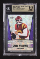 Caleb Williams 2023 Leaf Metal Special Release Rookie Silver Mojo Purple Foil Proofs #RS15 #1/1 (Beckett 9.5) at PristineAuction.com