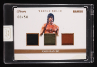 John Rambo 2024 Keepsake Edition Triple Relic Bronze #161 #08/50 at PristineAuction.com