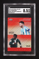 Lionel Messi / Pele 2024 Leaf Metal Special Release Exclusive Legends Edition Mojo Red #ELE25 #2/2 (SGC 8.5) at PristineAuction.com