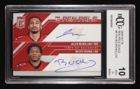 Bucky Irving / Jalen McMillan 2024 Elite Pen Pals Duals #5 RC (BCCG 10) at PristineAuction.com