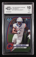 Ashton Jeanty 2024 Bowman Chrome University #17 RC (BCCG 10) at PristineAuction.com