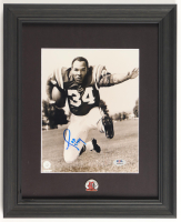Joe Perry Signed 49ers Custom Framed Photo Display with 40th Anniversary 49ers Pin (PSA) at PristineAuction.com