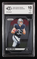 Brock Bowers 2024 Panini Prizm #315 RC (BCCG 10) at PristineAuction.com
