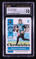 Trevor Lawrence 2021 Panini Chronicles #47 RC (CSG 10) at PristineAuction.com