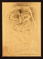 Star Wars The Empire Strikes Back 1996 Score Board 23Kt Gold Card at PristineAuction.com