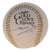 Nolan Arenado Signed Gold Glove Award Baseball (JSA) at PristineAuction.com