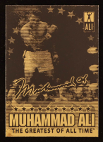 Muhammad Ali 2003 Merrick Mint Laser Line "The Greatest Of All Time" 23kt Gold Card #NNO at PristineAuction.com