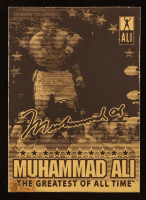 Muhammad Ali 2003 Merrick Mint Laser Line "The Greatest Of All Time" 23kt Gold Card #NNO at PristineAuction.com
