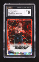 Mike Tyson 2024 Leaf Metal '90 Red Crystal Proof Auto #NNO #1/1 (CGC 10) at PristineAuction.com