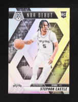 Stephon Castle 2024-25 Panini Mosaic Silver #267 RC / NBA Debut at PristineAuction.com