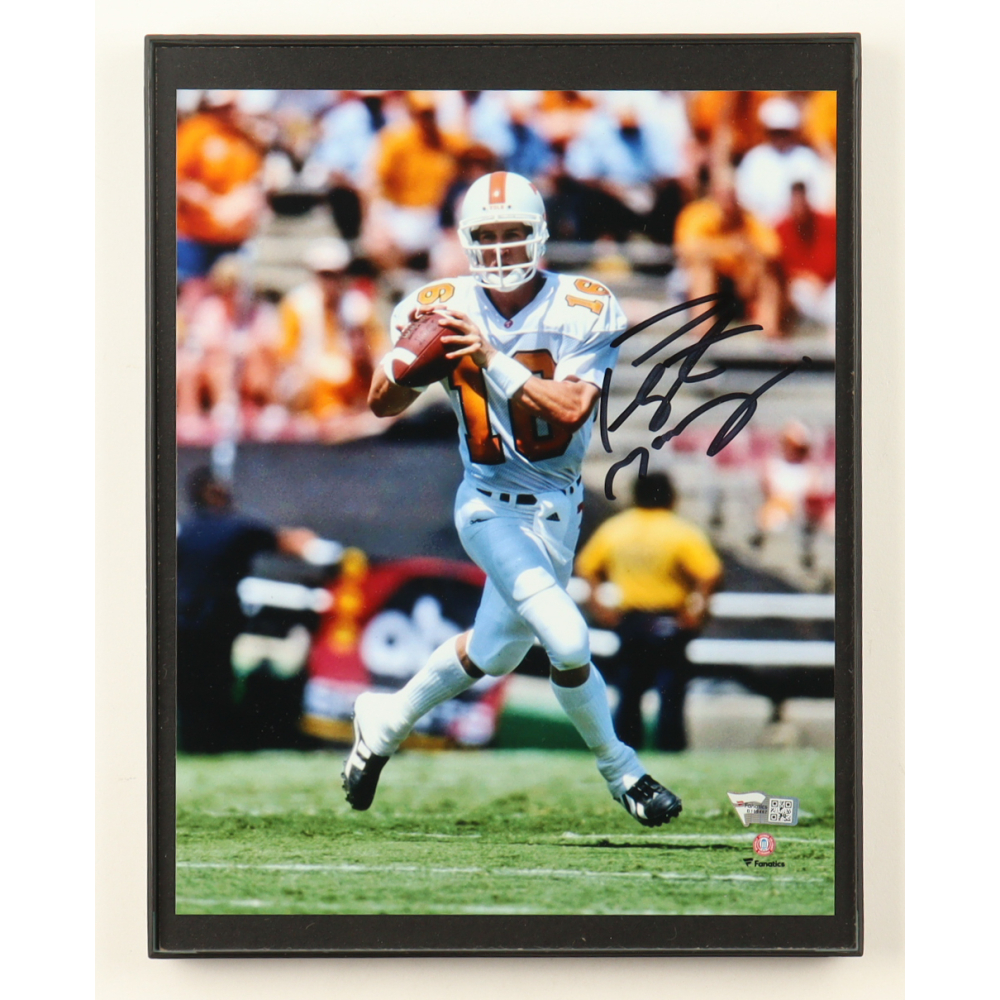 Peyton Manning Signed Tennessee Volunteers Custom Framed Photo (Fanatics) at PristineAuction.com