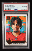 Jayden Daniels 2024 Donruss Rookie Gridiron Kings #1 RC (PSA 10) at PristineAuction.com