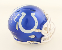Frank Reich Signed Colts Flash Alternate Speed Mini Helmet (JSA) at PristineAuction.com