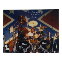 Artimus Pyle Signed "Lynyrd Skynyrd" 11x14 Photo Inscribed "RRHOF 2006" (JSA) at PristineAuction.com
