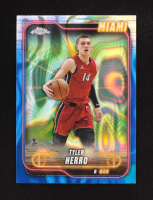 Tyler Herro 2024-25 Topps Chrome Blue Lava Refractors #79 #04/75 at PristineAuction.com