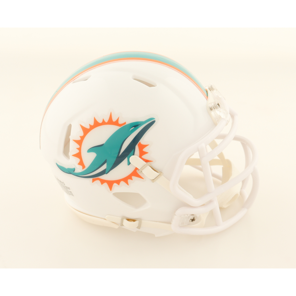 Jevon Holland Signed Dolphins Speed Mini Helmet (JSA) at PristineAuction.com