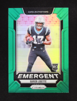 Xavier Legette 2024 Panini Prizm Emergent Prizms Green #15 RC at PristineAuction.com