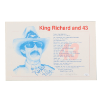 Richard Petty Signed LE 11x17 Print (JSA) at PristineAuction.com