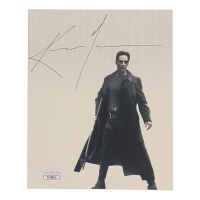 Keanu Reeves Signed "The Matrix" 5x6.25 Print (JSA) at PristineAuction.com