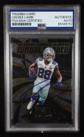 CeeDee Lamb Signed 2020 Select Turbocharged #16 RC (PSA | Auto Grade PSA Authentic) at PristineAuction.com