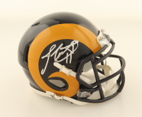 Jim Everett Signed Rams Throwback Speed Mini Helmet (JSA) at PristineAuction.com