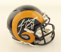 Jim Everett Signed Rams Throwback Speed Mini Helmet (JSA) at PristineAuction.com