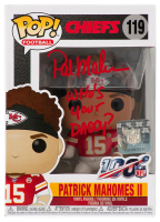 Pat Mahomes Sr. Signed Chiefs #119 Funko Pop! Vinyl Figure Inscribed "Who's Your Daddy?" (Schwartz) at PristineAuction.com
