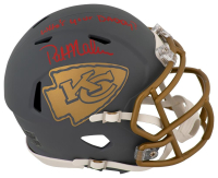 Patrick Mahomes Sr. Signed Chiefs Slate Alternate Speed Mini Helmet Inscribed "Who's Your Daddy?" (Schwartz) at PristineAuction.com
